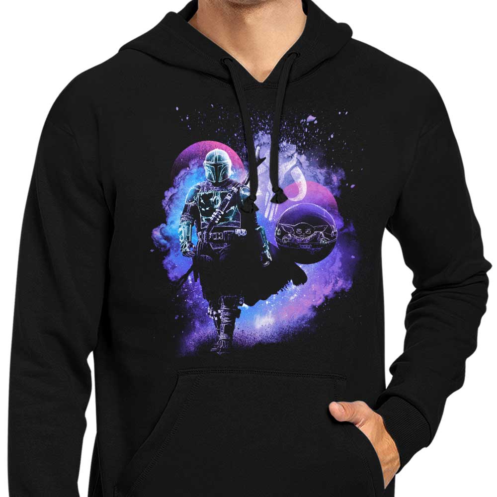 Donnie Illustrations' Soul of Mando Comfortable Cotton-Poly Hoodies