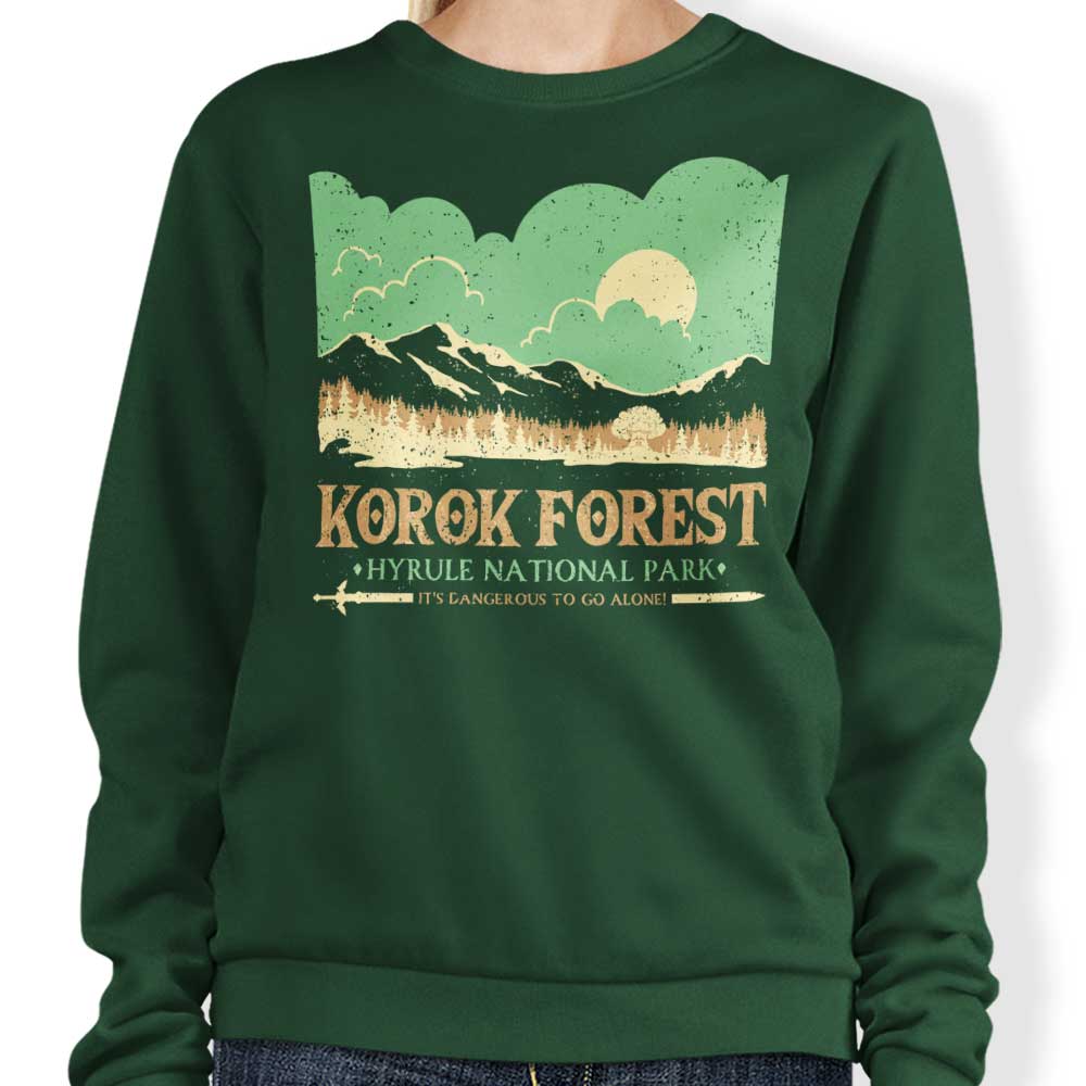 Retro - Style Korok National Park Branded Sweatshirt for Fashion Lovers