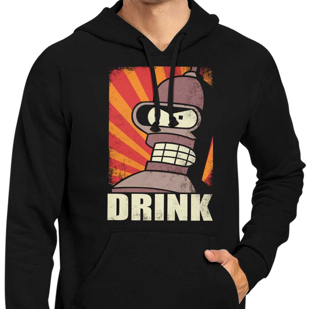 Firebeard 'Drink!' Branded Zip Up and Pullover Hoodies for Drinking Enthusiasts