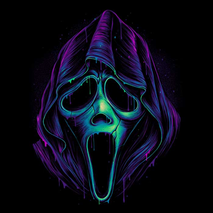 Glitchygorilla's Glowing Ghost Design Sweatshirt for Casual Wear
