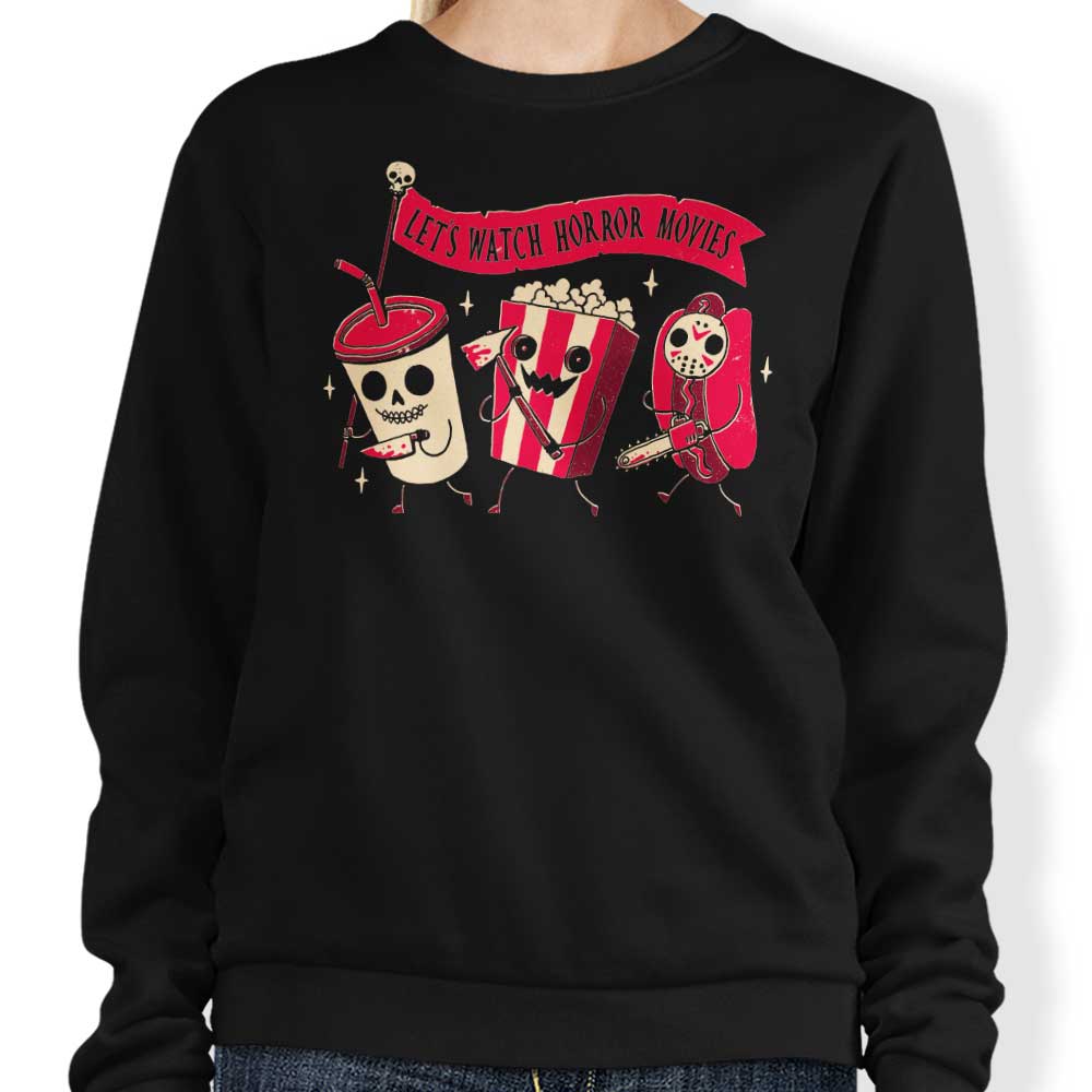 Cozy Midnight Movie-themed Sweatshirt by DinoMike