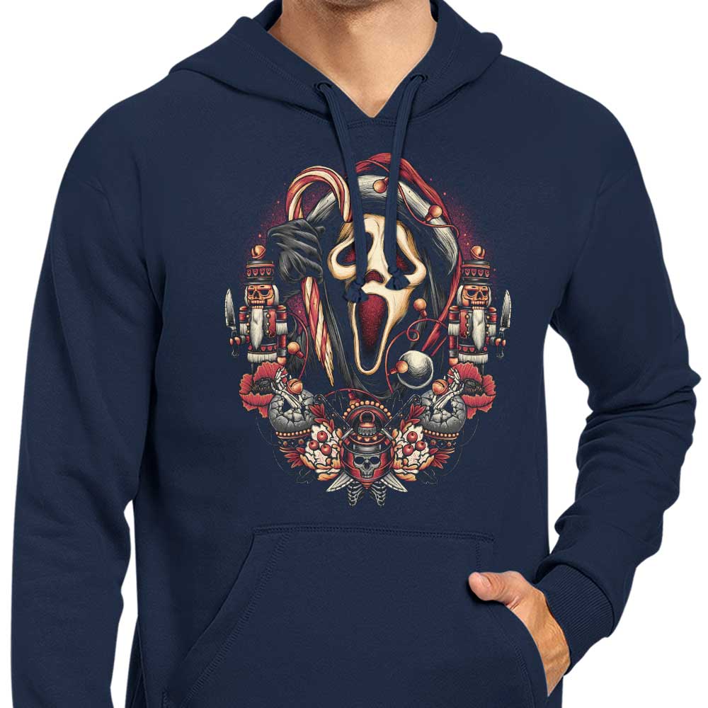 Cozy Woodsboro Holidays-themed Hoodie by Glitchygorilla
