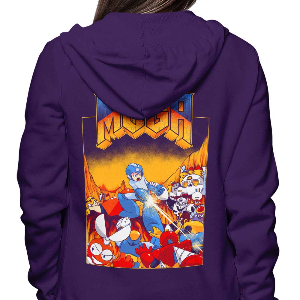 Epic Mega Doom Graphic Hoodie from Coinbox Tees