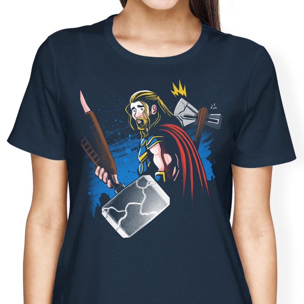 Alemaglia's Distracted God Women's Fashionable T-Shirts