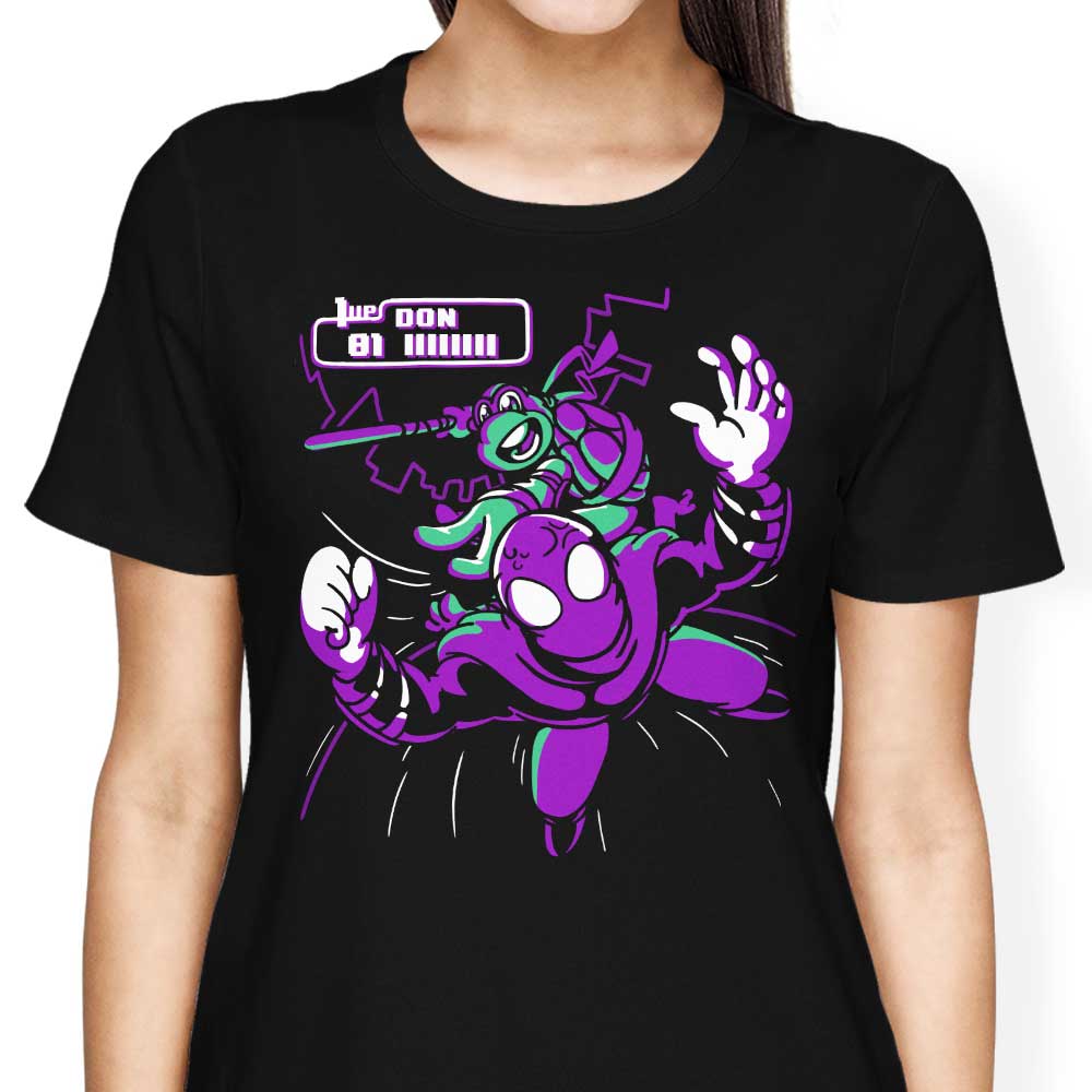Fitas Artwork Arcade Donnie Women's Fashionable T-Shirts