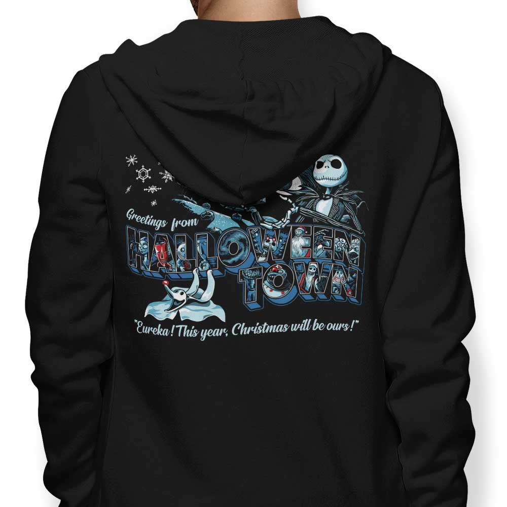 Stylish 'Greetings from H-Town' Zip-Up and Pullover Hoodies by GoodIdeaRyan