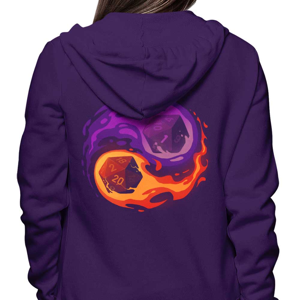 Unique Dice Balance Design Hoodie by BlancaVidal
