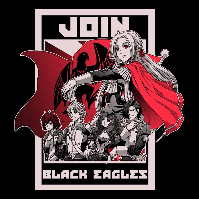 Stylish Black Eagles Membership Hoodie from Coinbox Tees