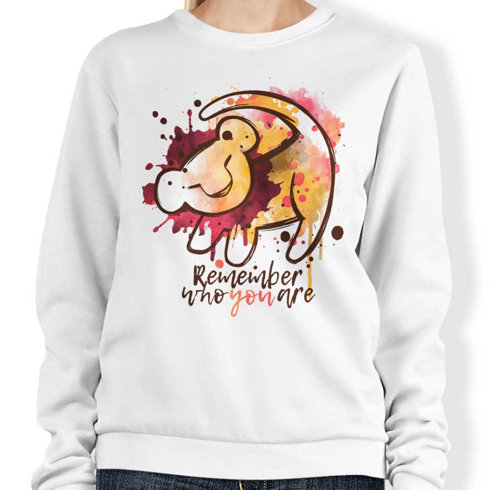 Inspirational 'Remember Who You Are' Comfortable Sweatshirt