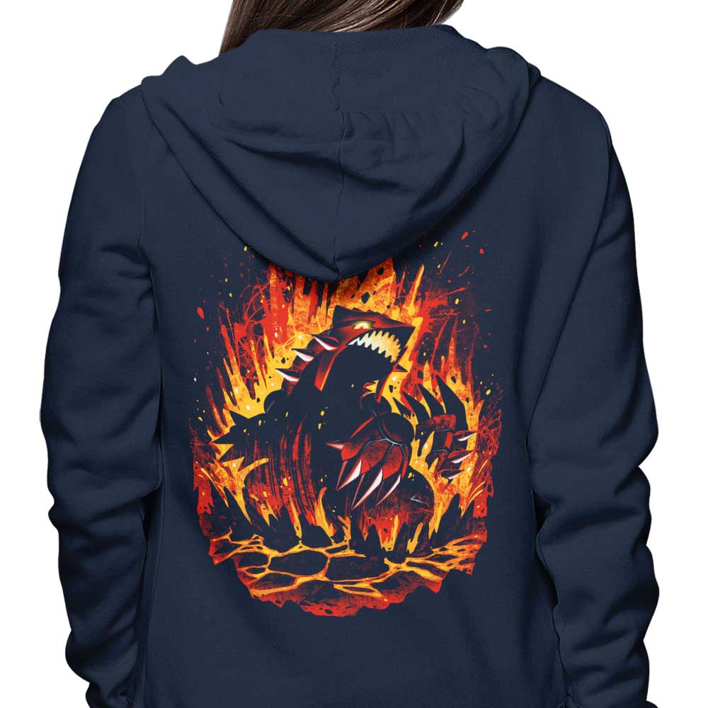 Alemaglia's Magma Cataclysm Stylish Hoodie