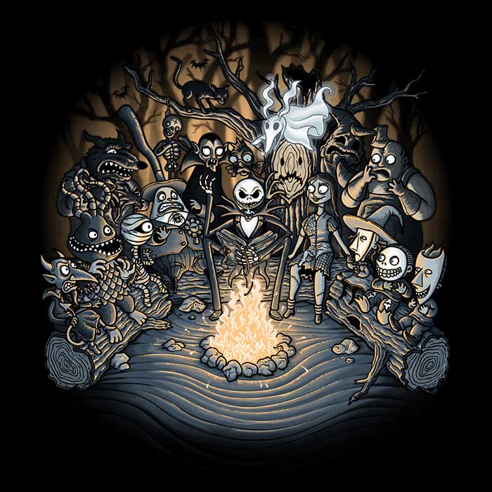 Tony Centeno's Halloween Themed 8.5-Ounce Zip Up and Pullover Hoodies