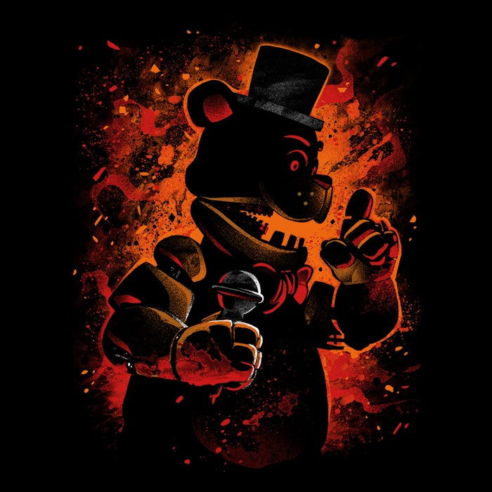 Animatronic Bear Design Hoodie - A Fashionable Clothing Item