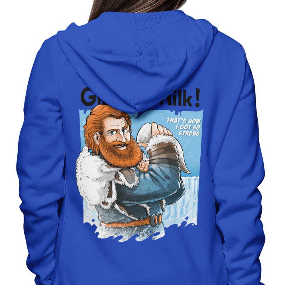 Alemaglia's Giant's Milk Comfortable Zip-Up and Pullover Hoodies
