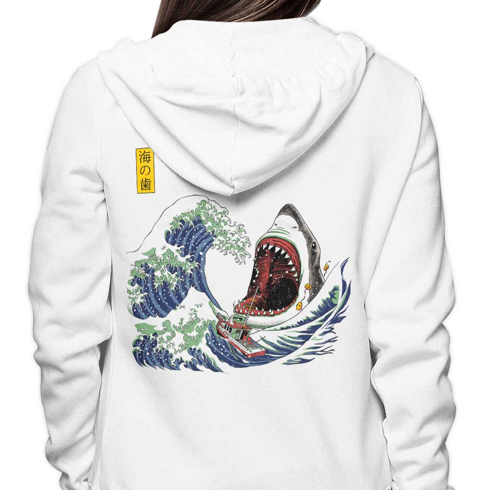 Ninjaink's Premium Great White Off Amity Zip-up and Pullover Hoodies