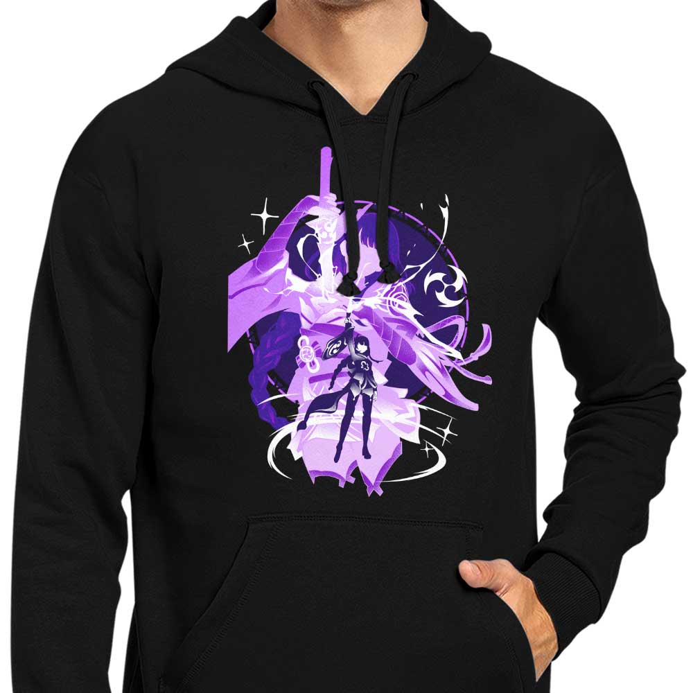 Electro Raiden Shogun Inspired Zip-Up and Pullover Hoodies