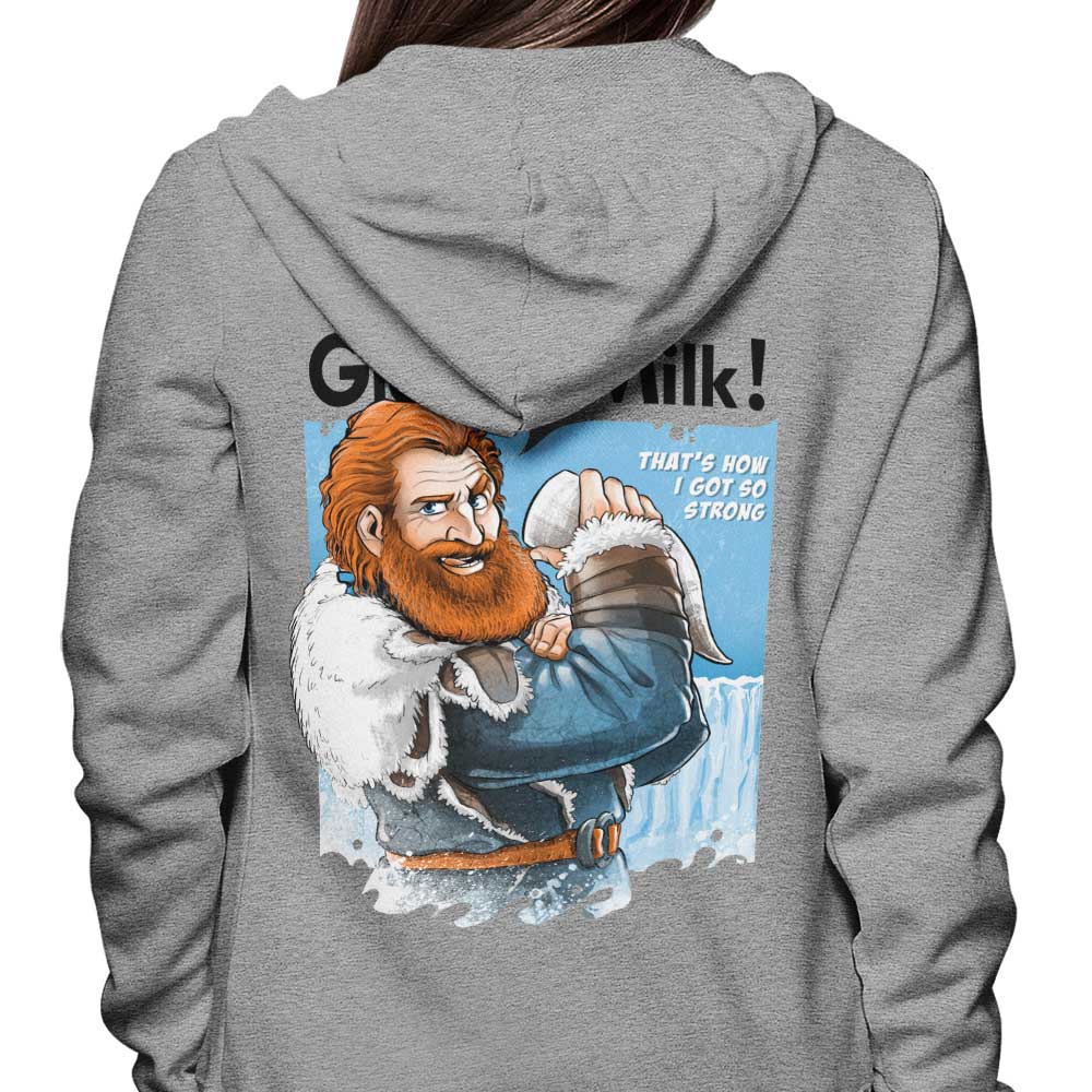 Alemaglia's Giant's Milk Comfortable Zip-Up and Pullover Hoodies