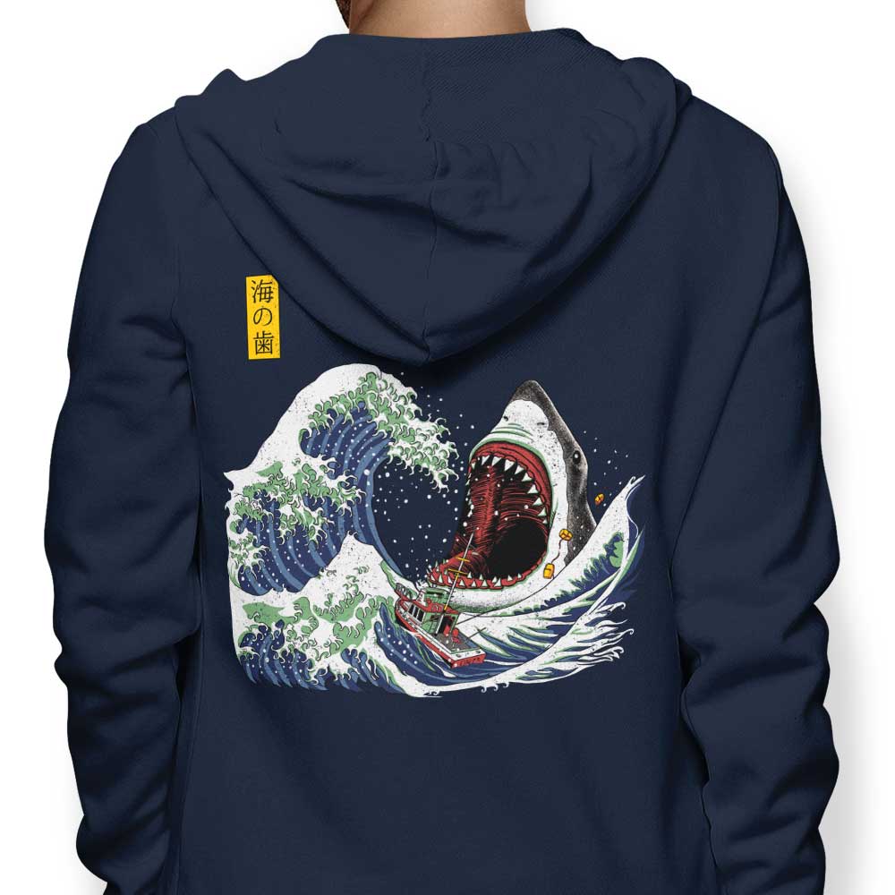 Ninjaink's Premium Great White Off Amity Zip-up and Pullover Hoodies