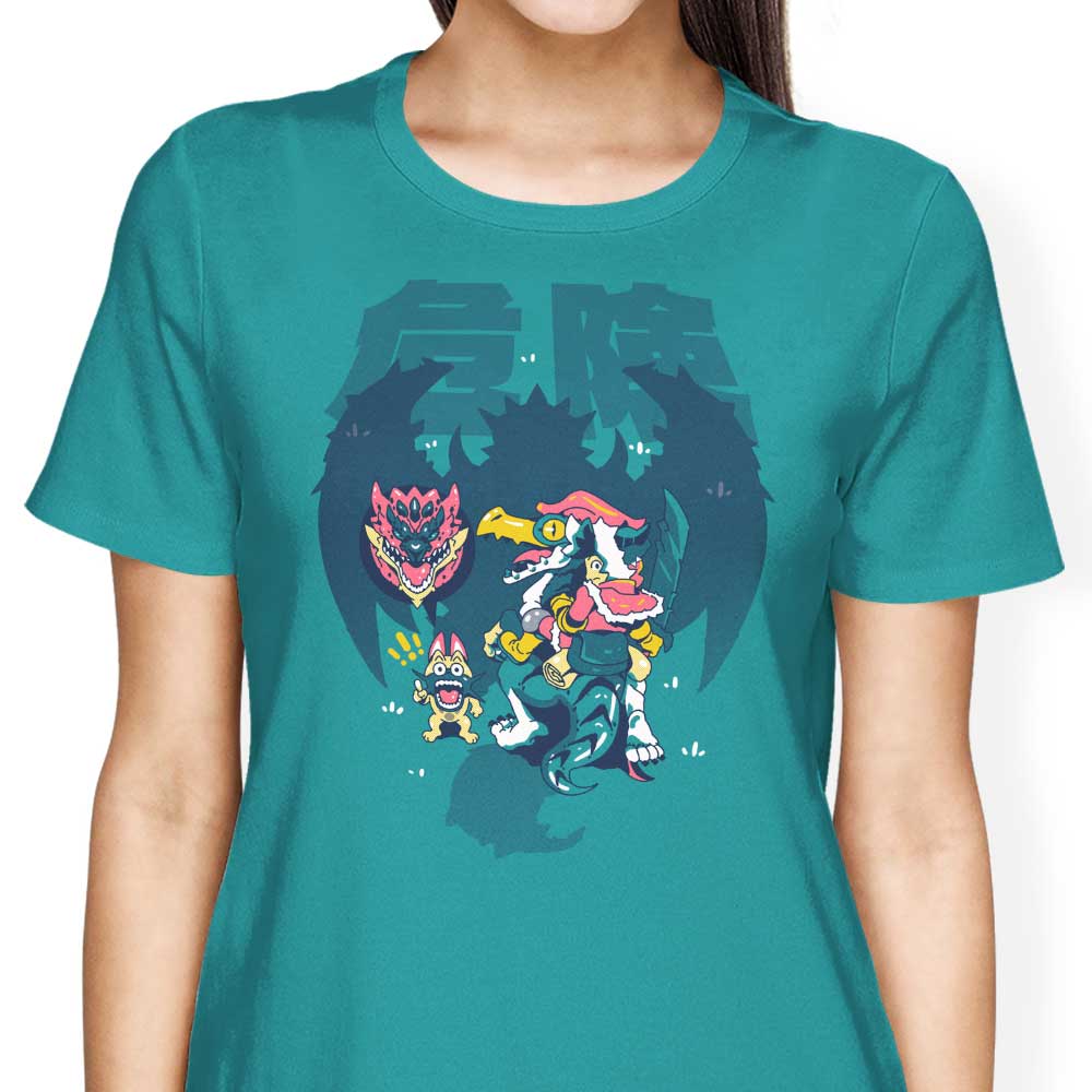 Sketchdemao's Women's 'Danger is Coming' Fashionable Apparel