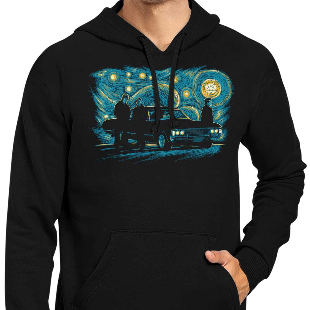 Starry Winchesters Stylish Zip - Up and Pullover Hoodies