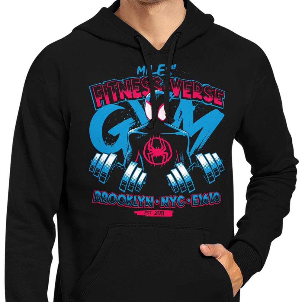 Teesgeex's Miles' Fitness Verse Comfortable 8.5-Ounce Hoodies