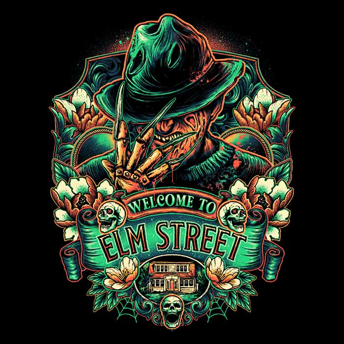 Glitchygorilla's 'Welcome to Your Nightmare' Horror - Themed Sweatshirt