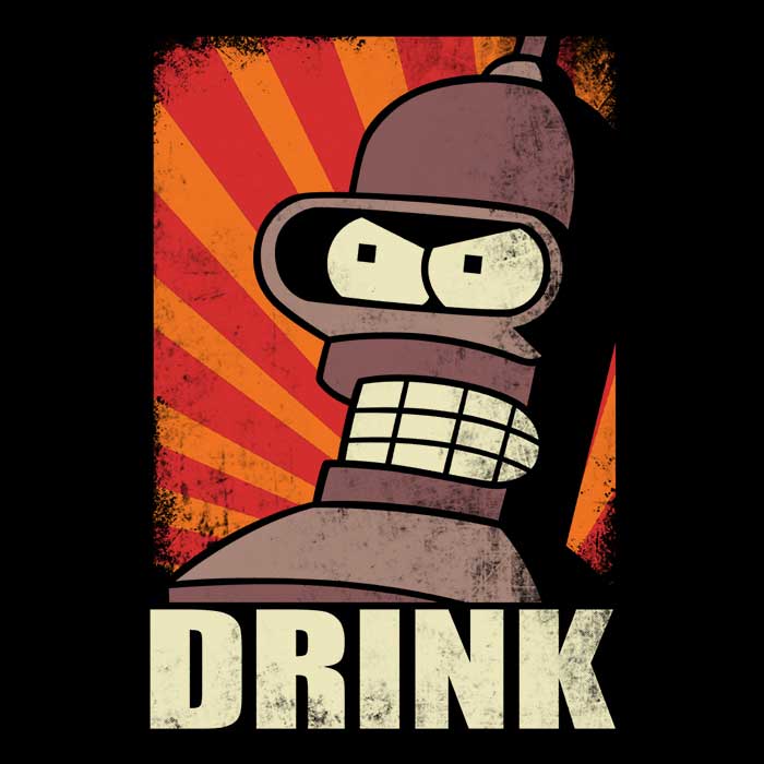 Firebeard 'Drink!' Branded Zip Up and Pullover Hoodies for Drinking Enthusiasts