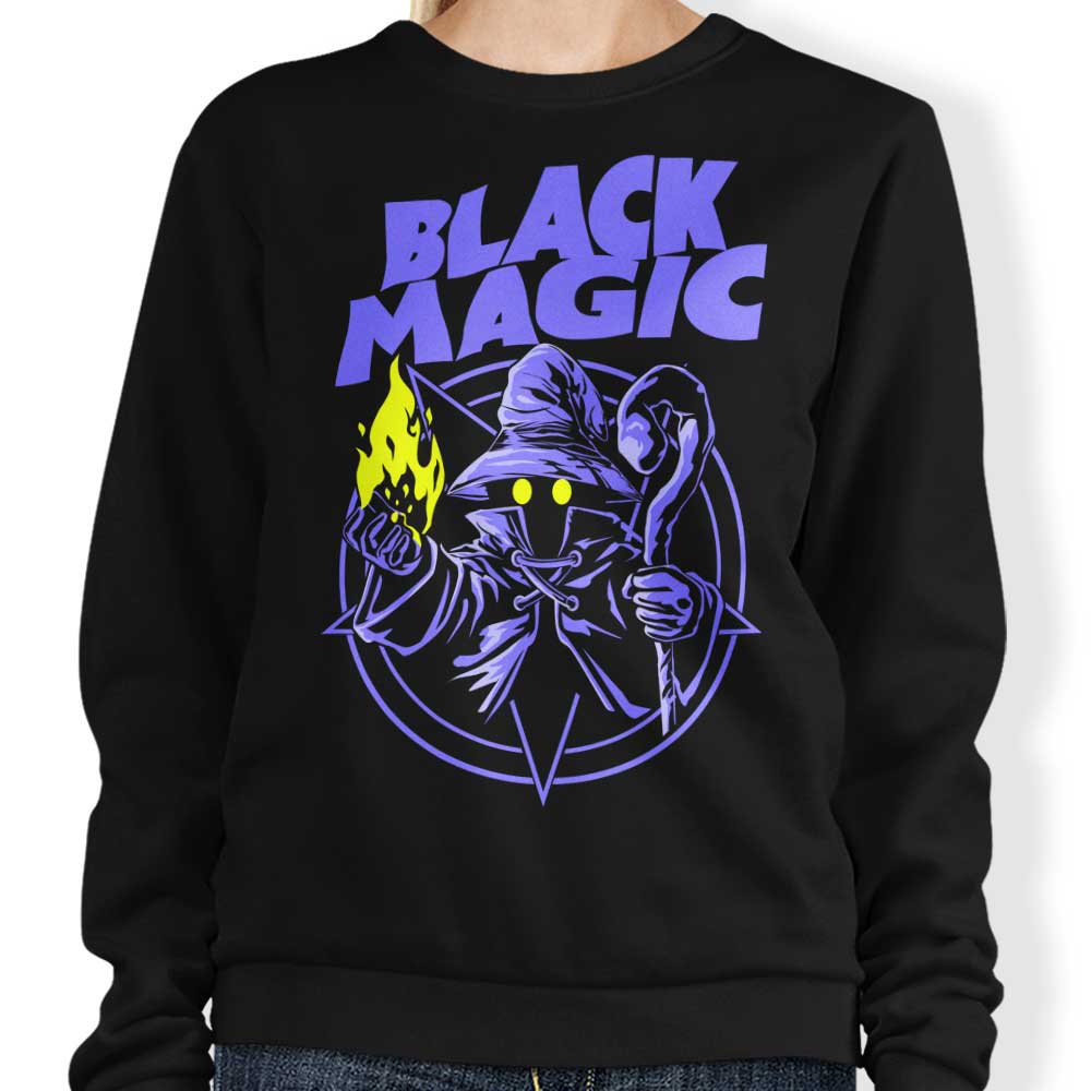 Enchanting Black Magic - Stylish Sweatshirt by Dracula Byte