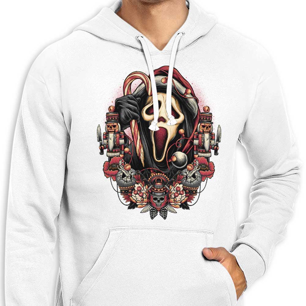 Cozy Woodsboro Holidays-themed Hoodie by Glitchygorilla