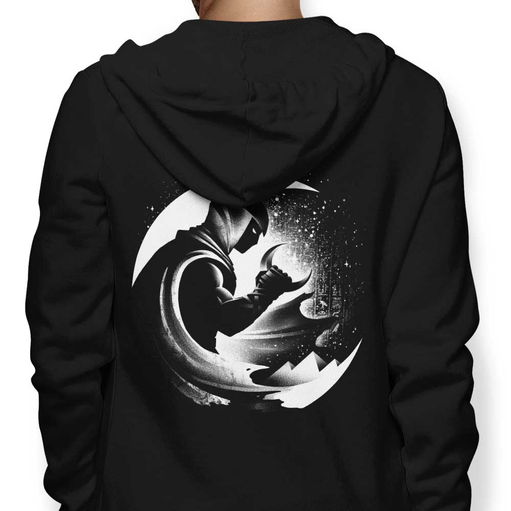 Alemaglia's Stylish Crescent Moon Zip-Up and Pullover Hoodies