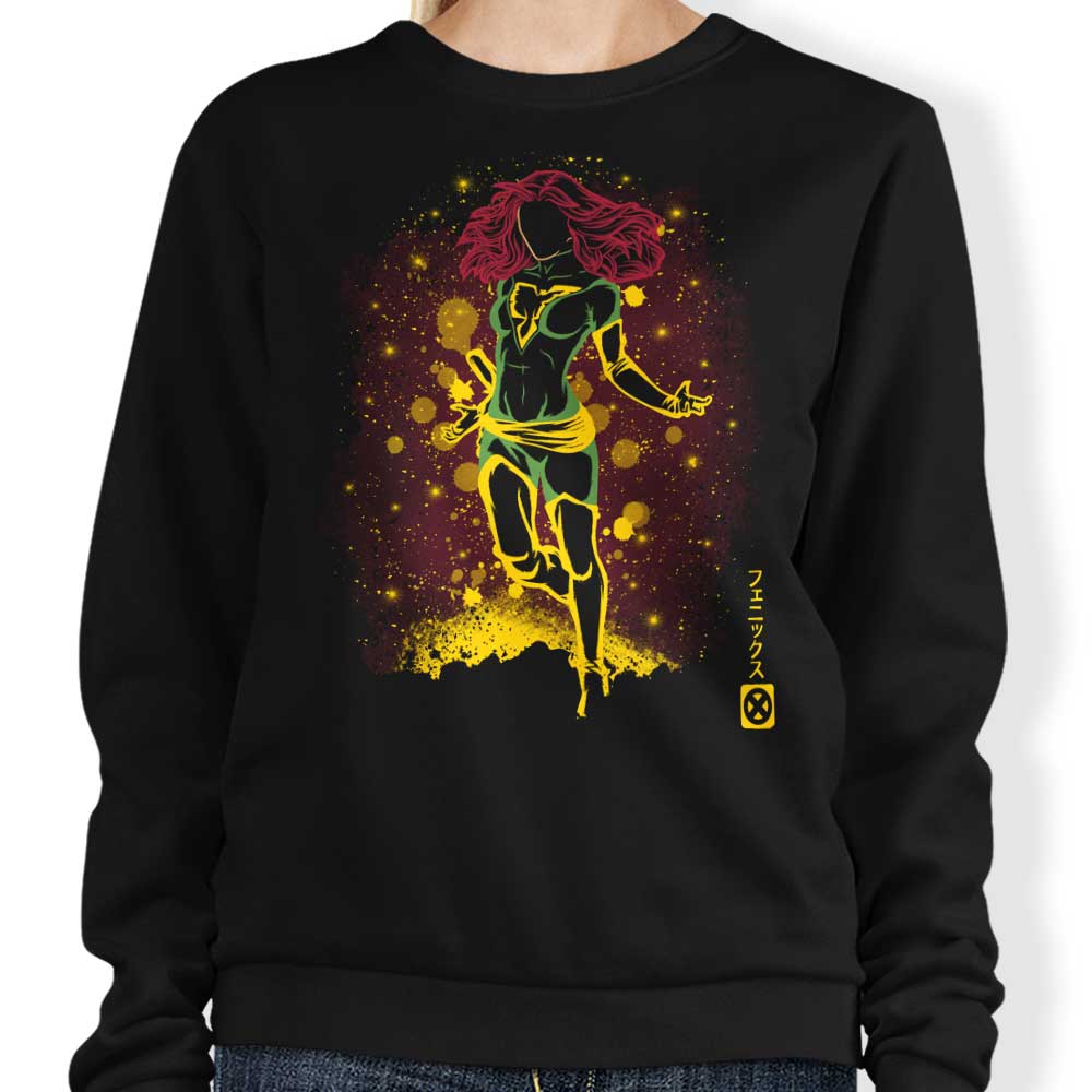The Fierce Phoenix Rage Crewneck Sweatshirt by Soulkr