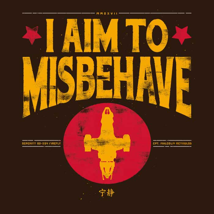 CaptainHarHar's 'Aim to Misbehave' Stylish Hoodie