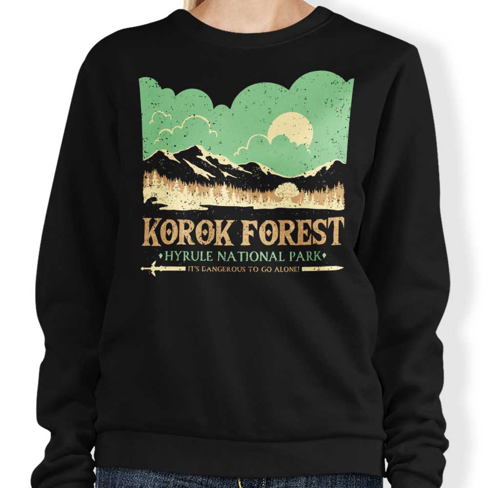 Retro - Style Korok National Park Branded Sweatshirt for Fashion Lovers