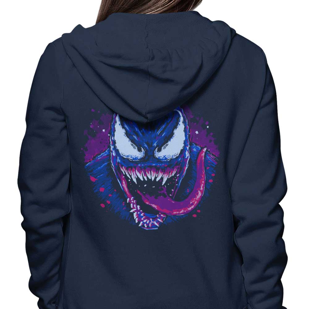 xMorfina's Stylish Dark Alien Zip-Up and Pullover Hoodies in S - 4XL