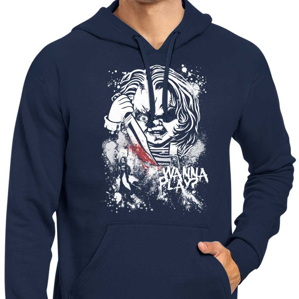 Arinesart's Playful Wanna Play Hoodie for All Fun - Lovers