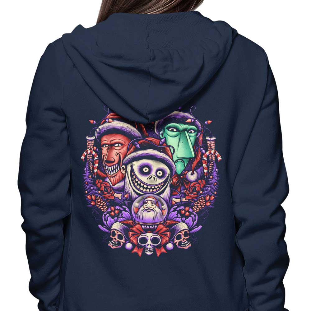 Festive Christmas Mischief 8.5 Oz Zip-Up & Pullover Hoodies