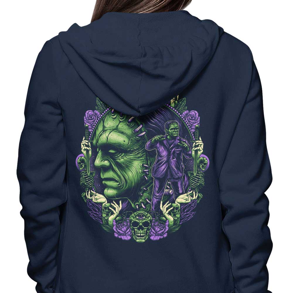 The Lonely Monster Design Zip Up and Pullover Hoodies by Glitchygorilla