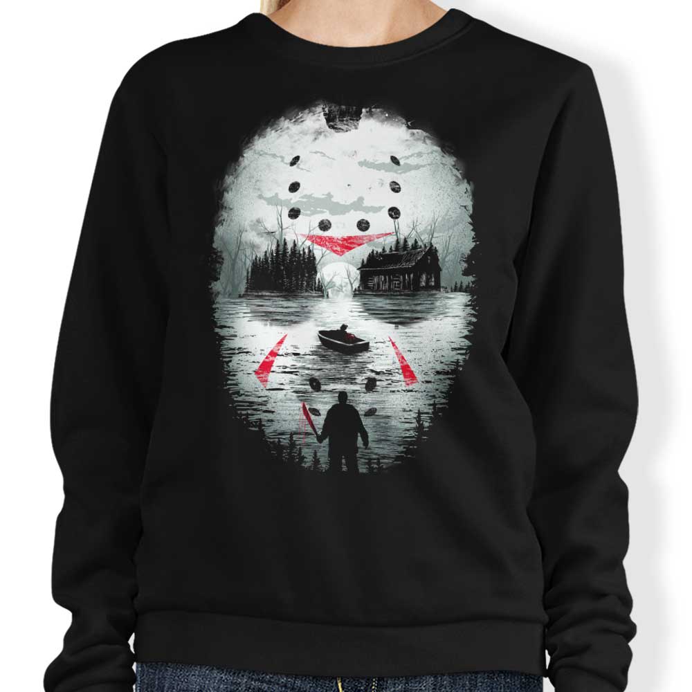 Friday Night Horror - Cozy Sweatshirt for a Spooky Night