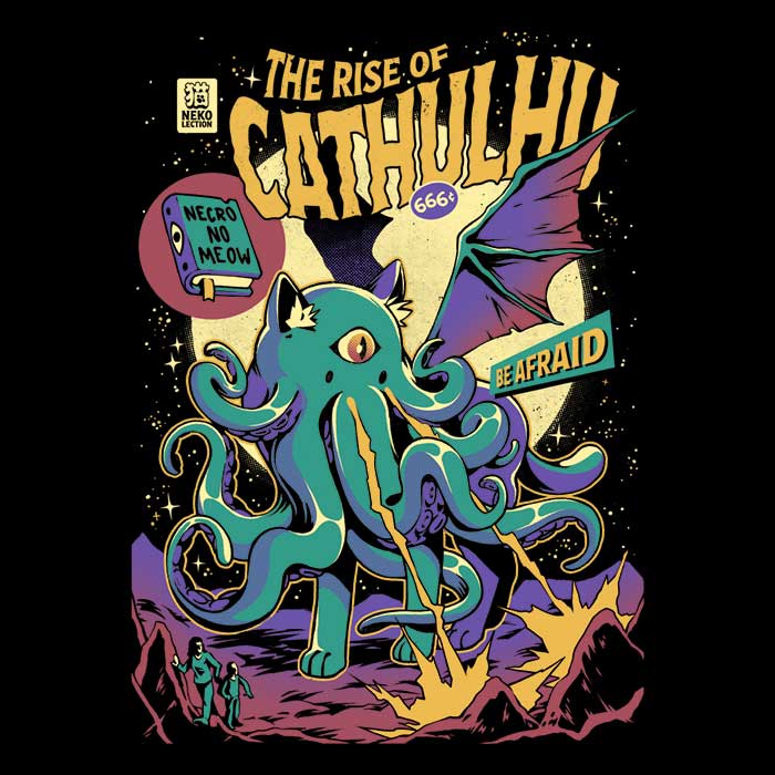 The Ascendance of Cathulhu - Stylish Zip Up and Pullover Hoodies