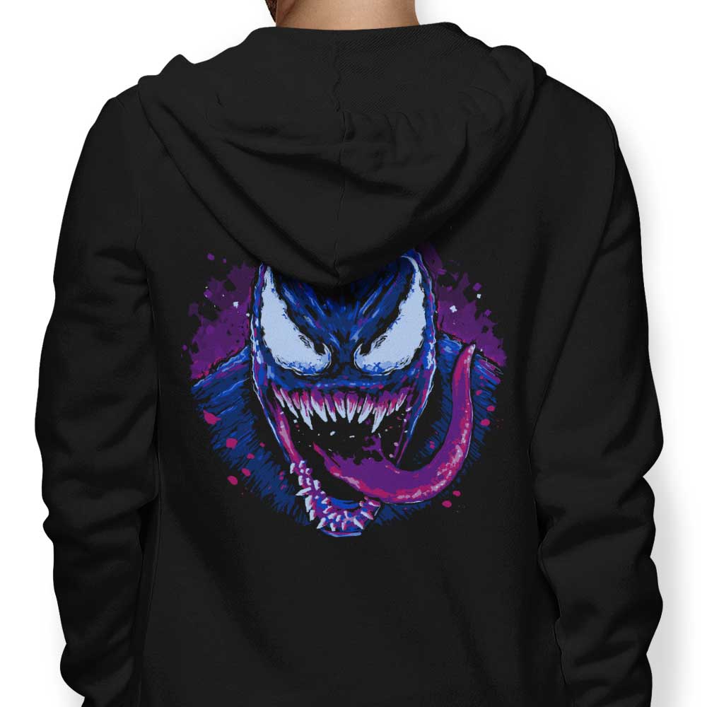 xMorfina's Stylish Dark Alien Zip-Up and Pullover Hoodies in S - 4XL