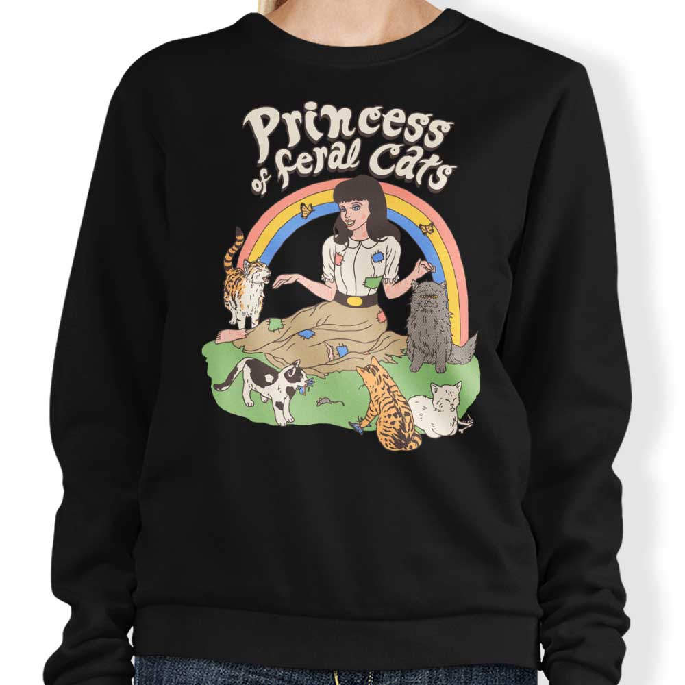 Hillary White's Feral Cat Princess Sweatshirt - A Fashion Statement