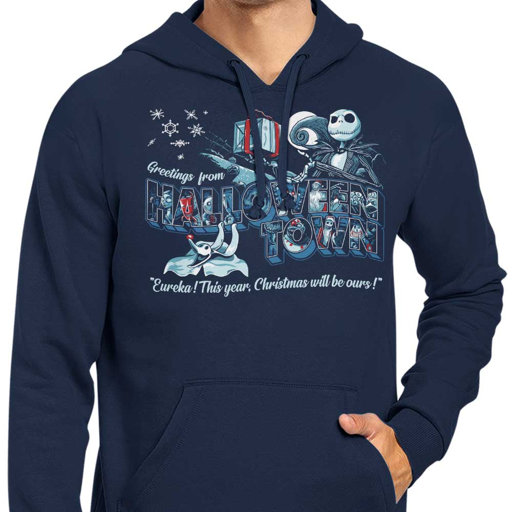 Stylish 'Greetings from H-Town' Zip-Up and Pullover Hoodies by GoodIdeaRyan