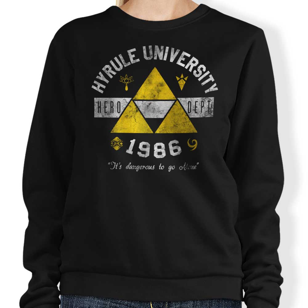 Hyrule University Sweatshirt - A Fashionable Apparel