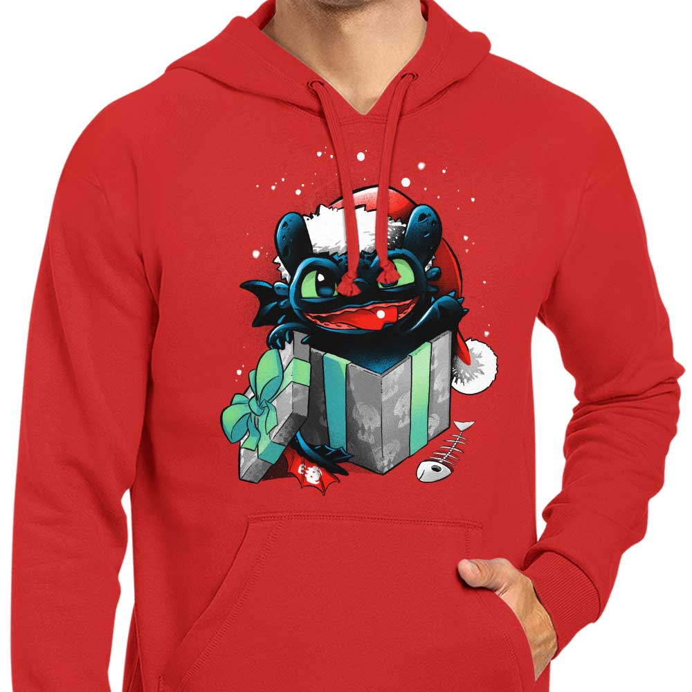 A Christmas Themed Dragon Hoodie by Alemaglia