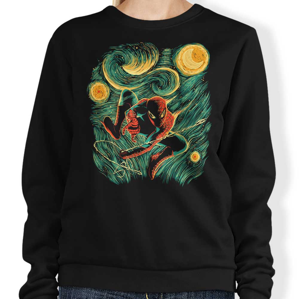 Ddjvigo's Comfortable Starry Parker Crewneck Sweatshirt in S - 4XL