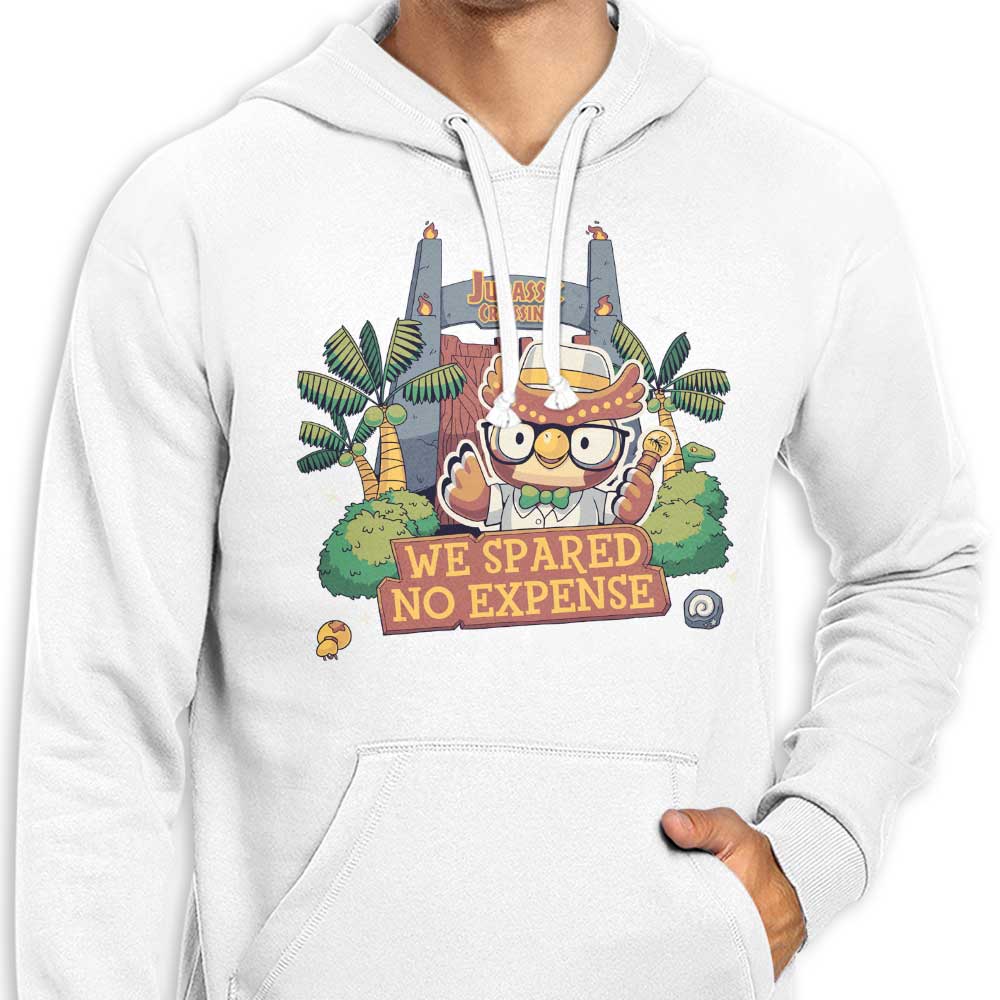 Geekydog Jurassic Crossing Zip-Up and Pullover Hoodies in S - 4XL Sizes