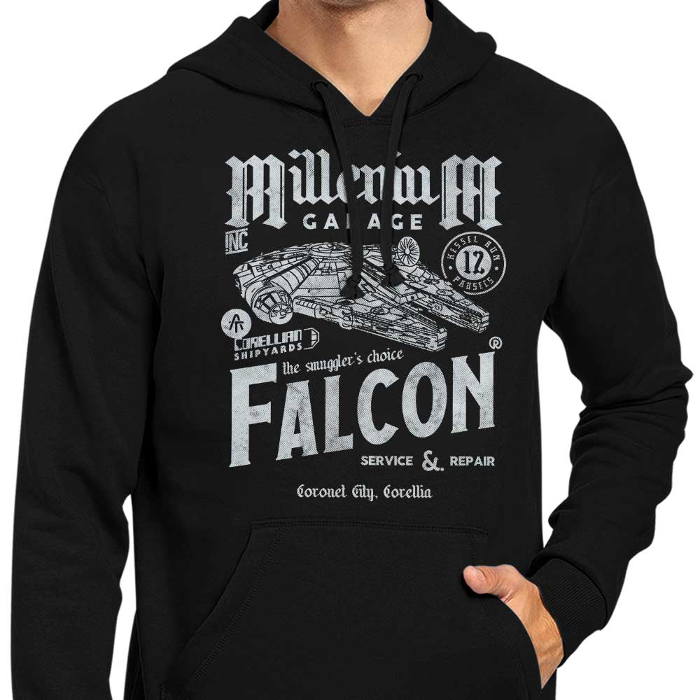Millennium Garage Branded Men's and Women's Hooded Sweatshirt