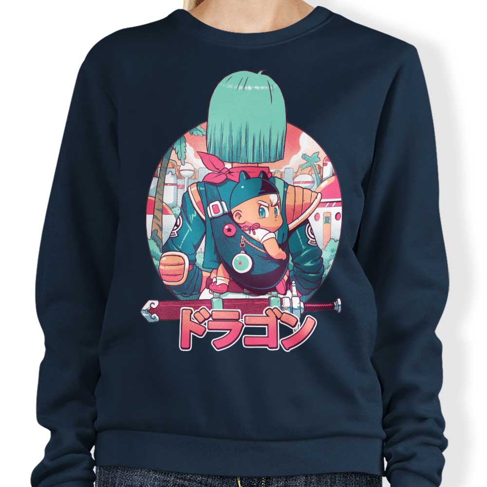 Bruno Mota's Comfortable Summer Dragon Crewneck Sweatshirt