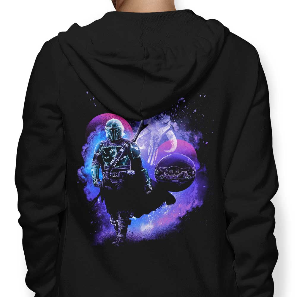 Donnie Illustrations' Soul of Mando Comfortable Cotton-Poly Hoodies