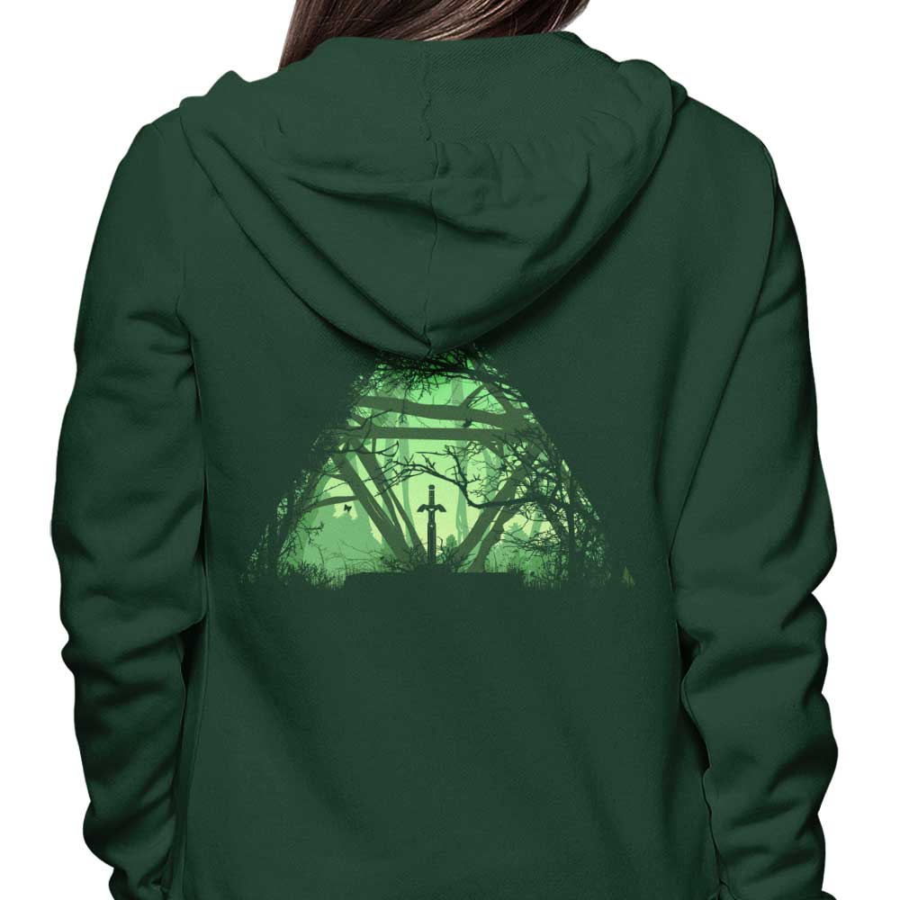 Stylish Tree Force Graphic Hoodie by Donnie Illustrations