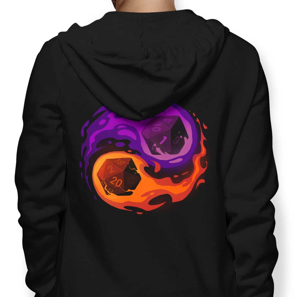 Unique Dice Balance Design Hoodie by BlancaVidal